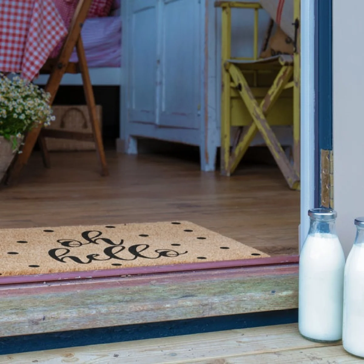 Artsy Mats Oh Hello Coir Doormat – image 4