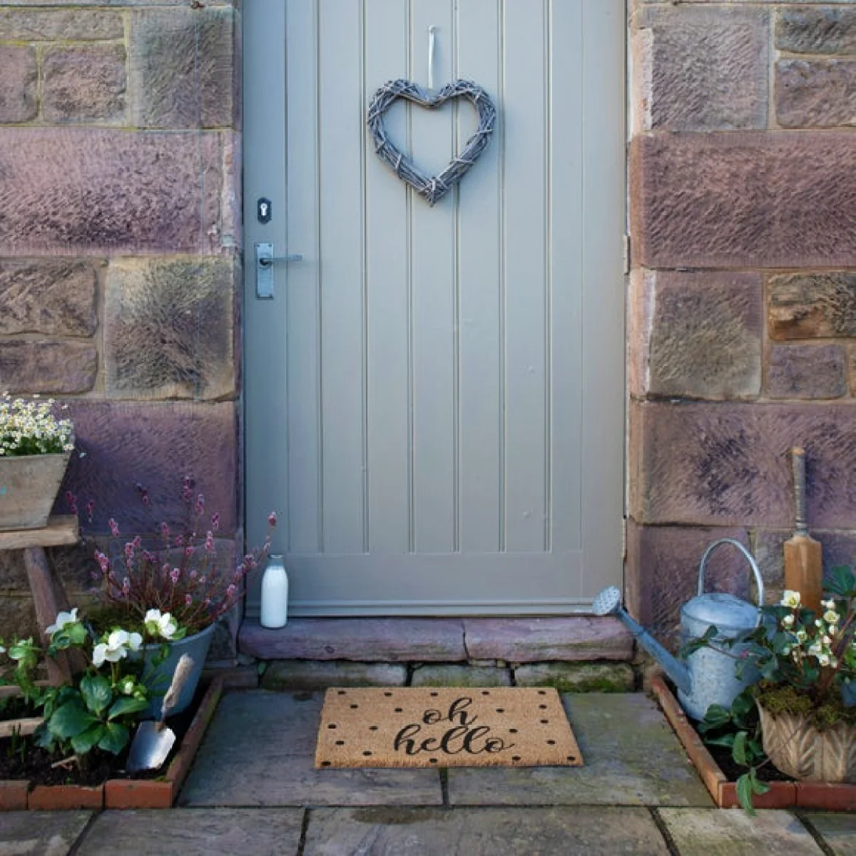Artsy Mats Oh Hello Coir Doormat – image 5
