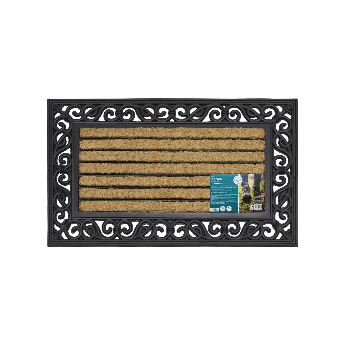 JVL Karina Rectangle Doormat Natural – image 4