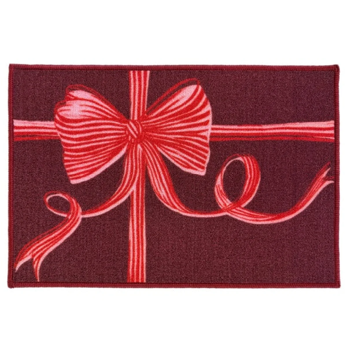 Vintage Christmas Bow Washable Doormat – image 5