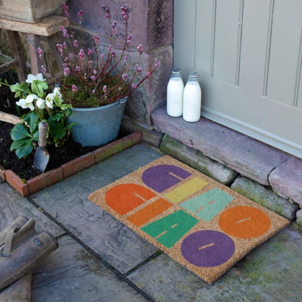 Artsy Mats Elizabeth Olwen Ciao Ciao Coir Doormat – image 4