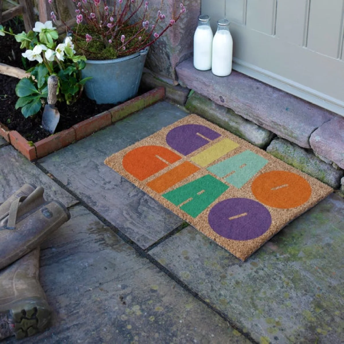 Artsy Mats Elizabeth Olwen Ciao Ciao Coir Doormat – image 7