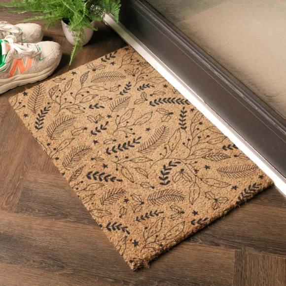 Artsy Mats Winter Foliage Coir Doormat – image 3
