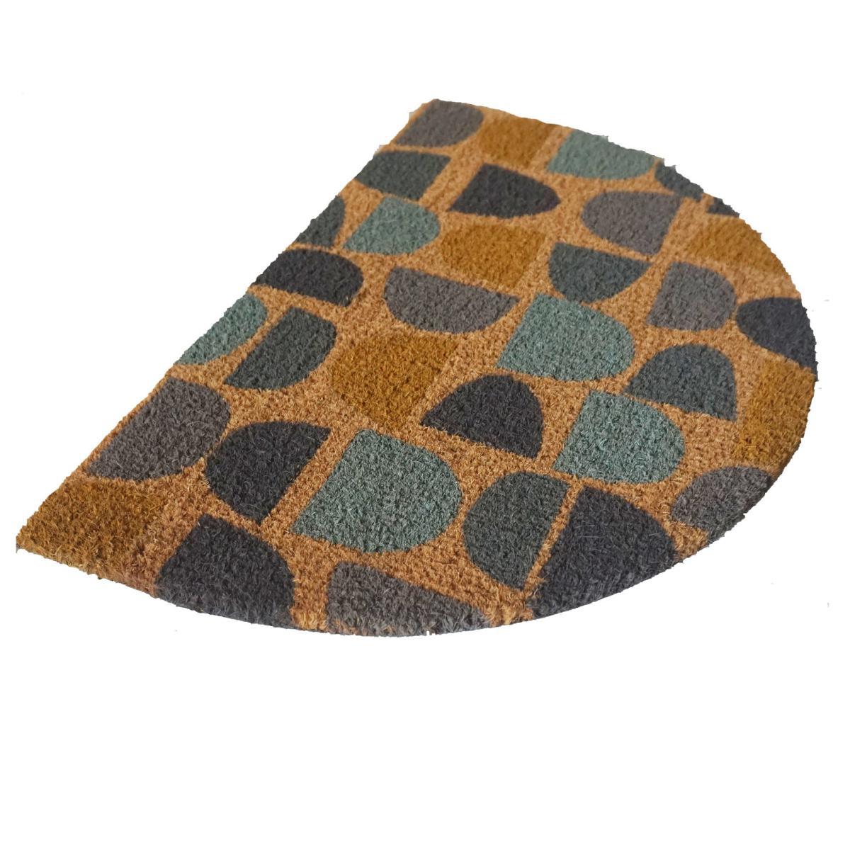Half Moon Modern Doormat Brown – image 2