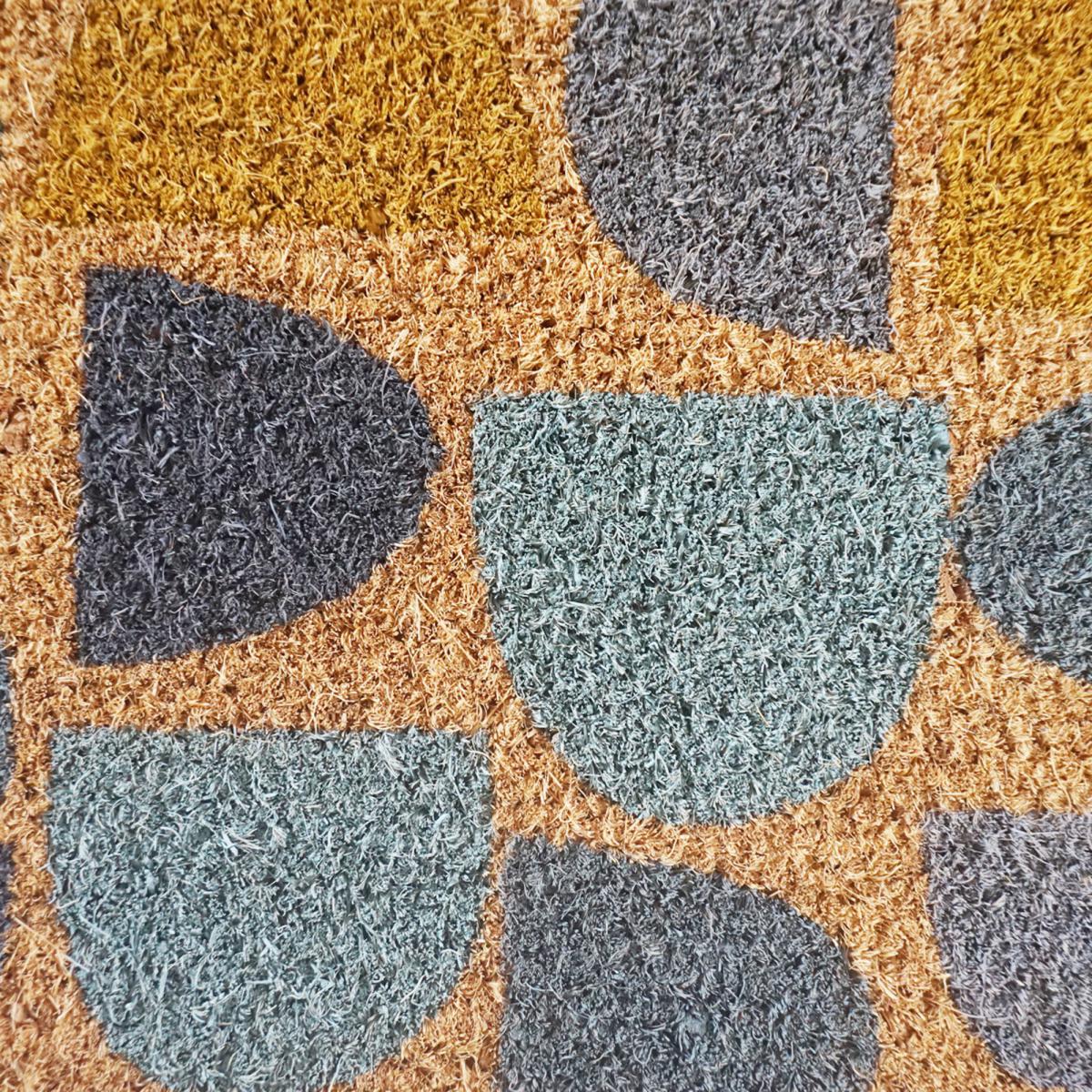 Half Moon Modern Doormat Brown – image 4