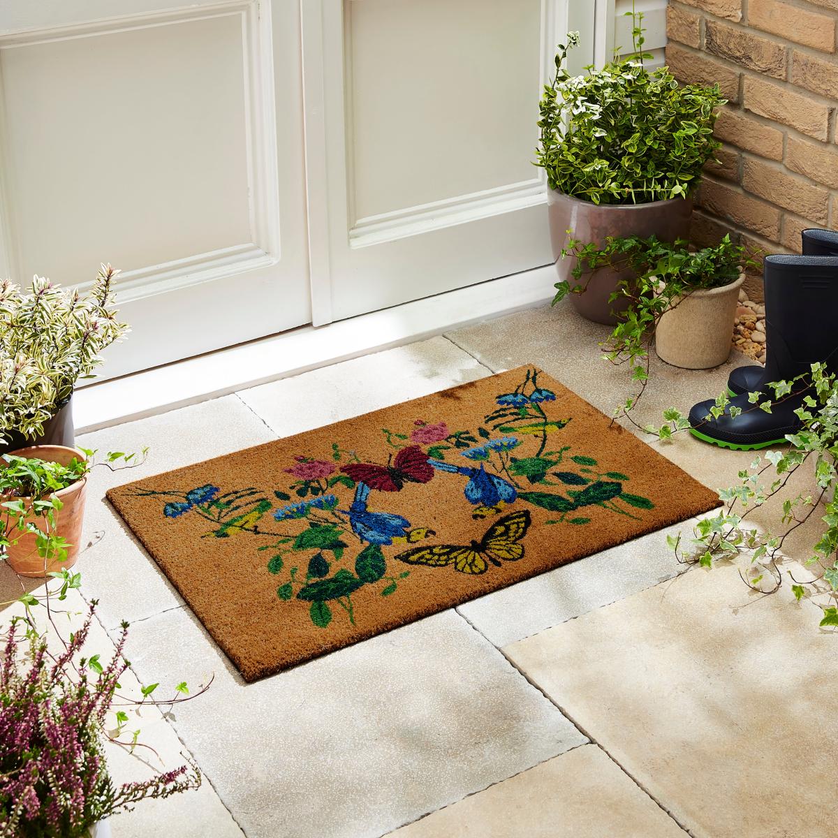 Kaleidoscope Coir Doormat MultiColoured – image 1