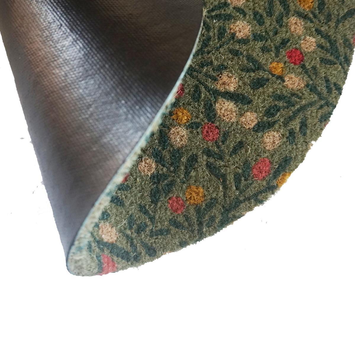 Half Moon Floral Doormat MultiColoured – image 3