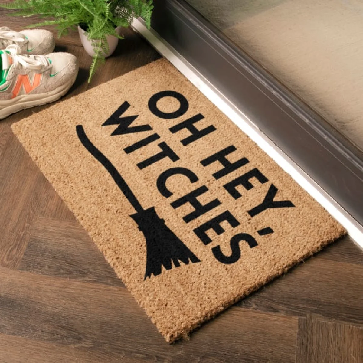 Artsy Mats Oh Hey Witches Coir Doormat – image 2
