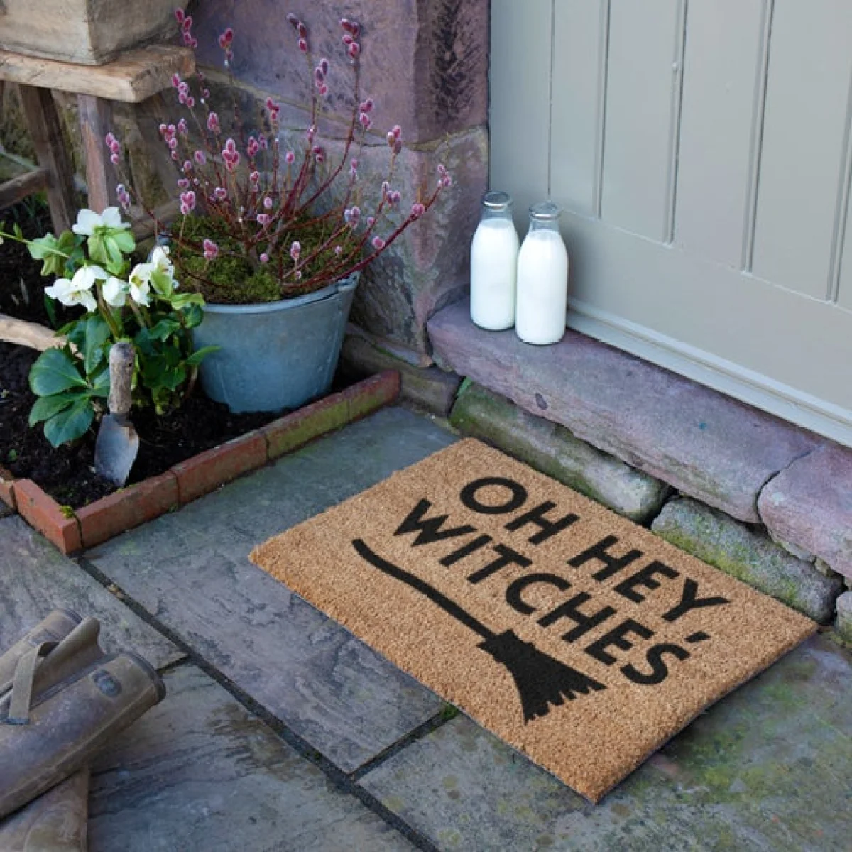 Artsy Mats Oh Hey Witches Coir Doormat – image 4
