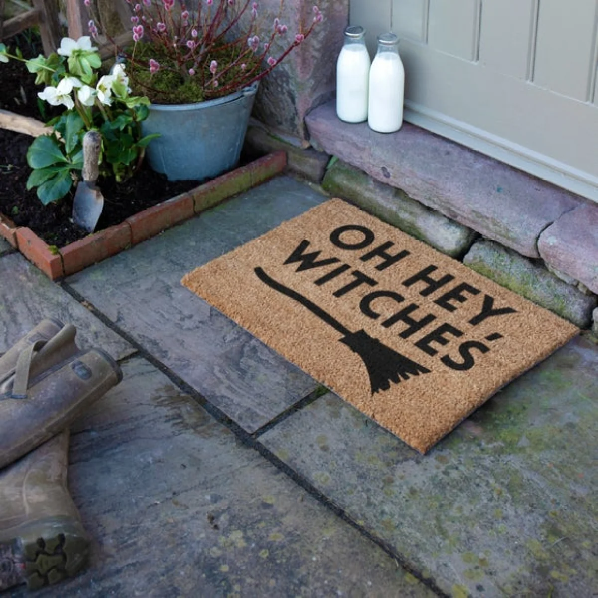 Artsy Mats Oh Hey Witches Coir Doormat – image 6