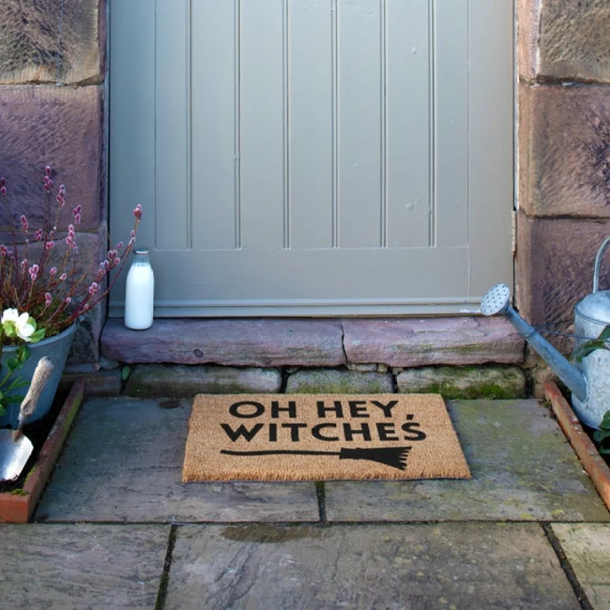 Artsy Mats Oh Hey Witches Coir Doormat – image 8