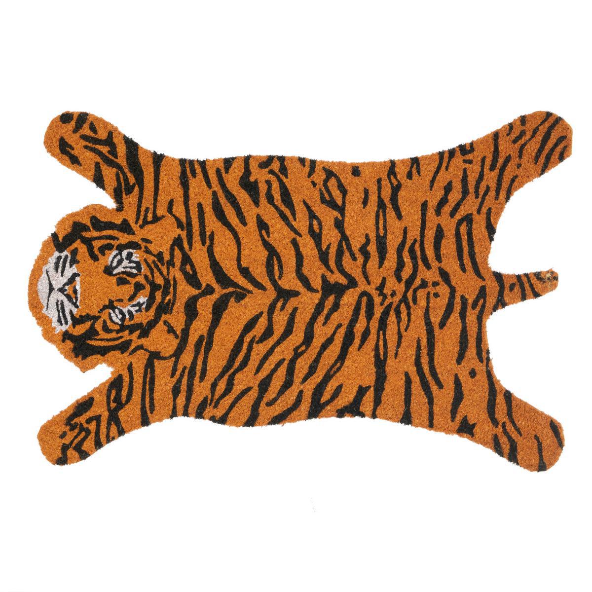 Tiger Shaped Doormat Orange – image 2