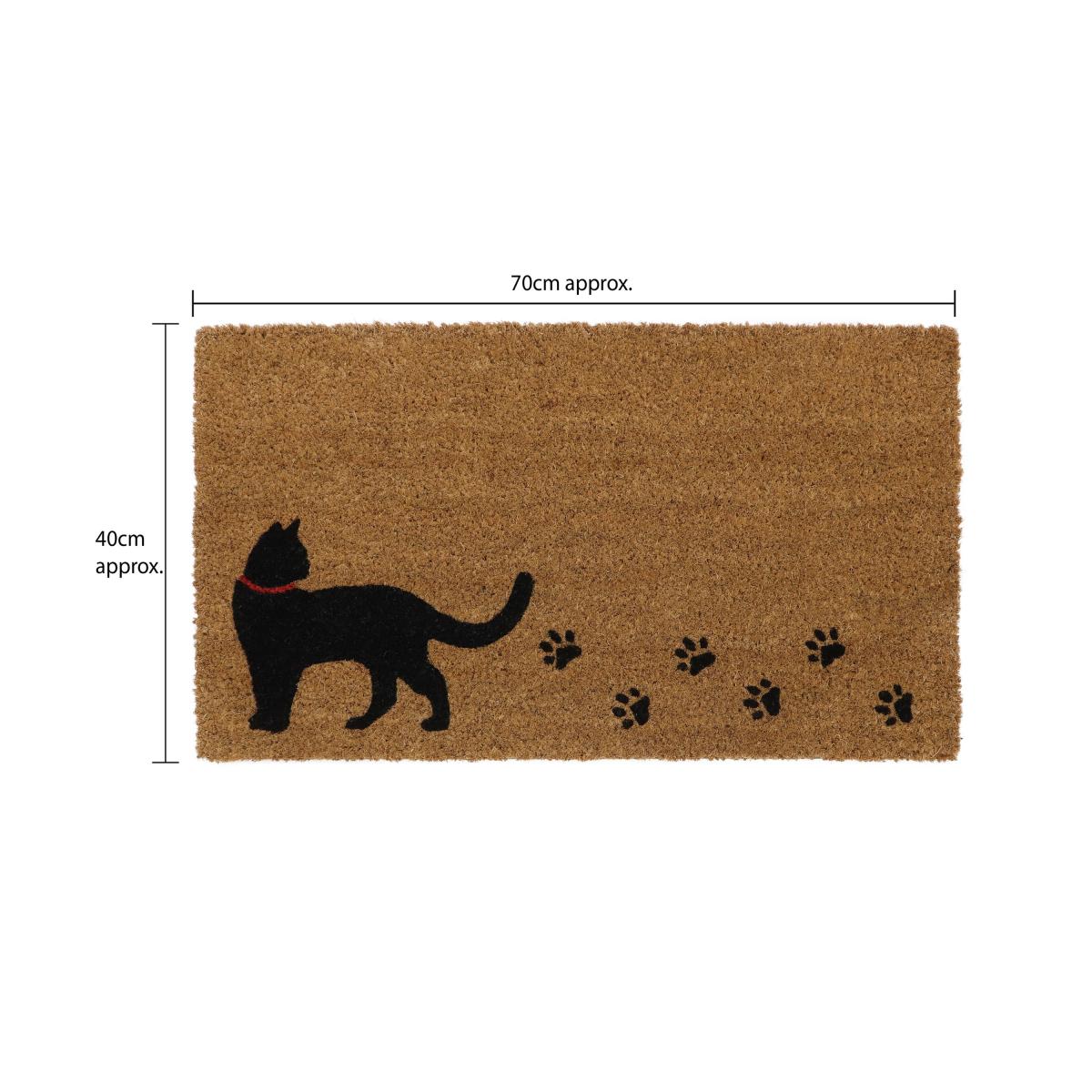 JVL Eco Latex Kitty Cat Coir Doormat Natural – image 6