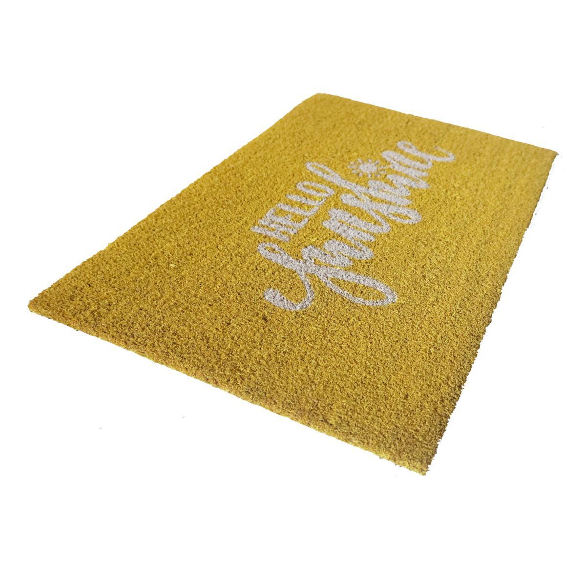 Hello Sunshine Doormat Brown – image 2