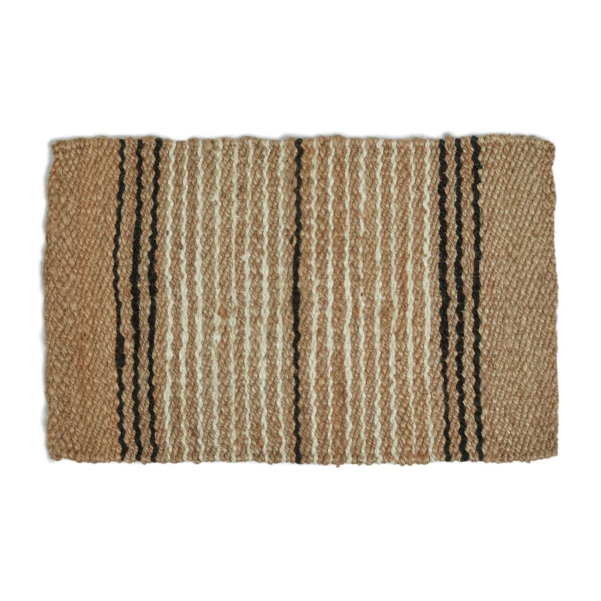 Habitat Patterned Jute Doormat - Natural
