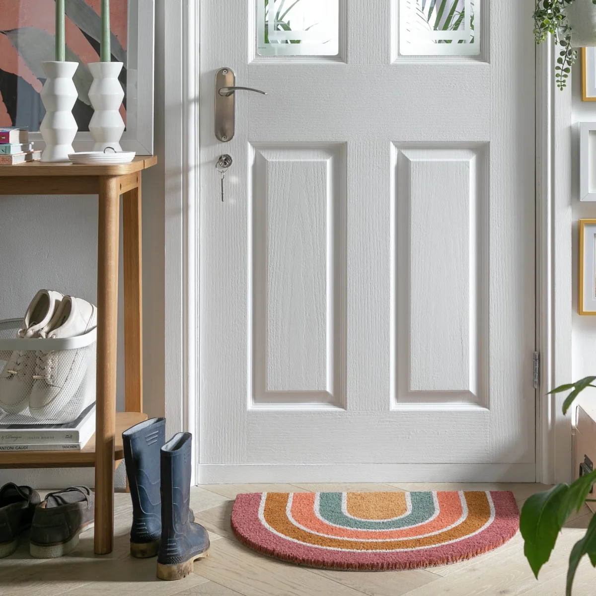 Habitat Rainbow Coir Doormat - Multicolour – image 2