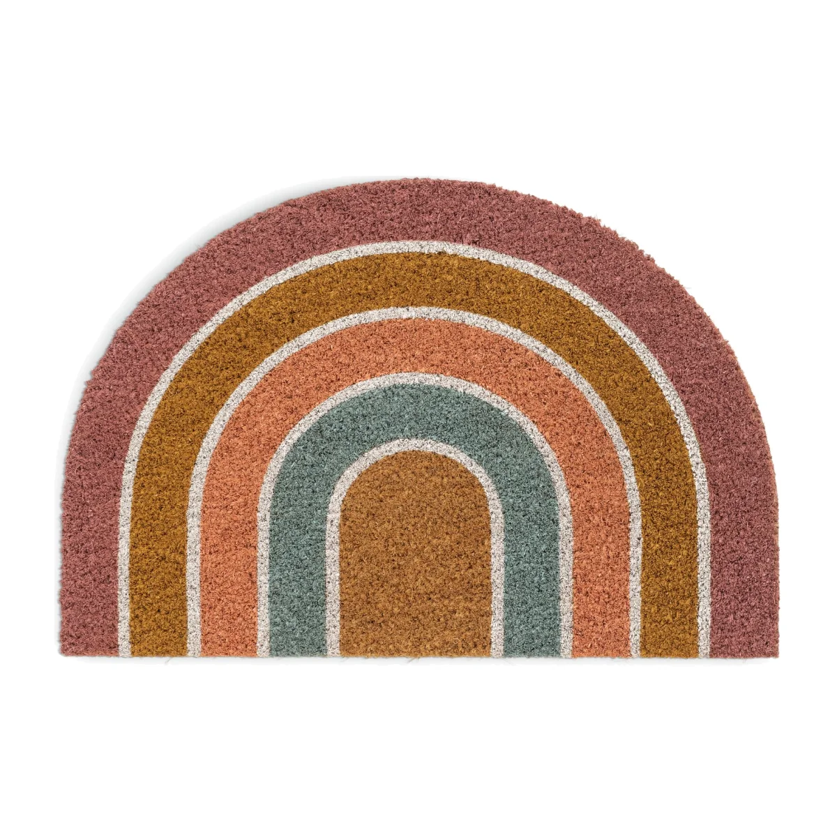Habitat Rainbow Coir Doormat - Multicolour – image 1