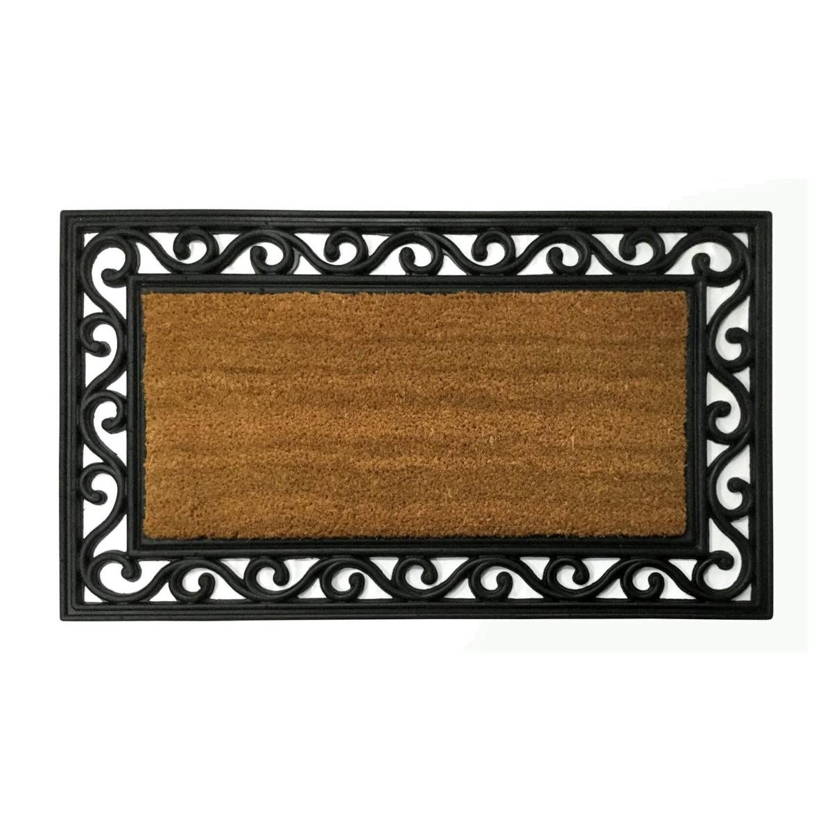 Rubber & Coir Grill Doormat - 45x75cm