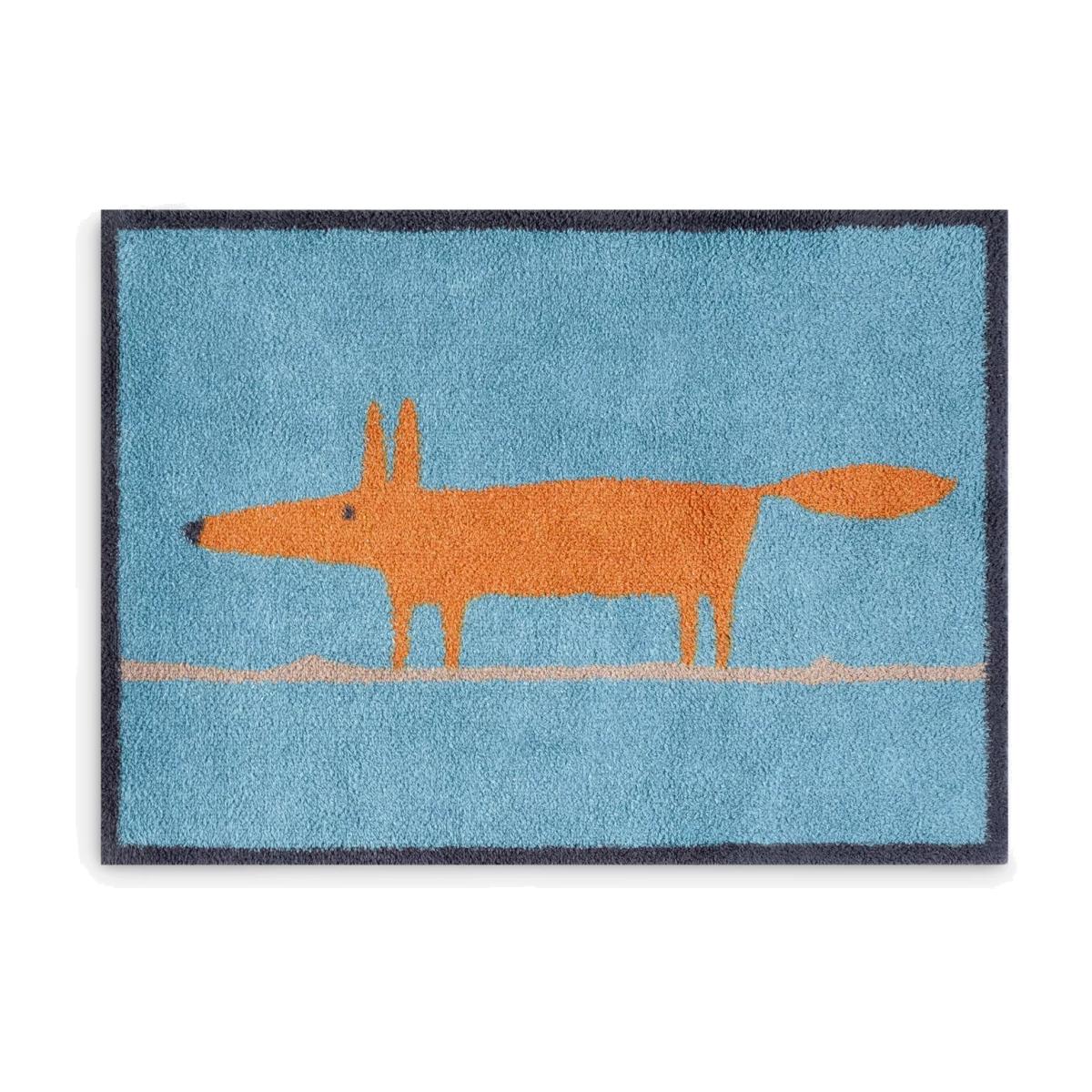 Turtle Mat Scion Mr Fox Door Mat, Blue – image 1