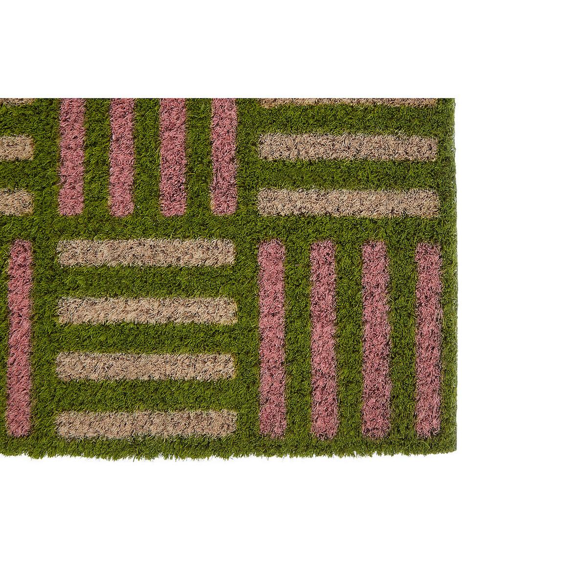 Striped Coir Doormat – image 3