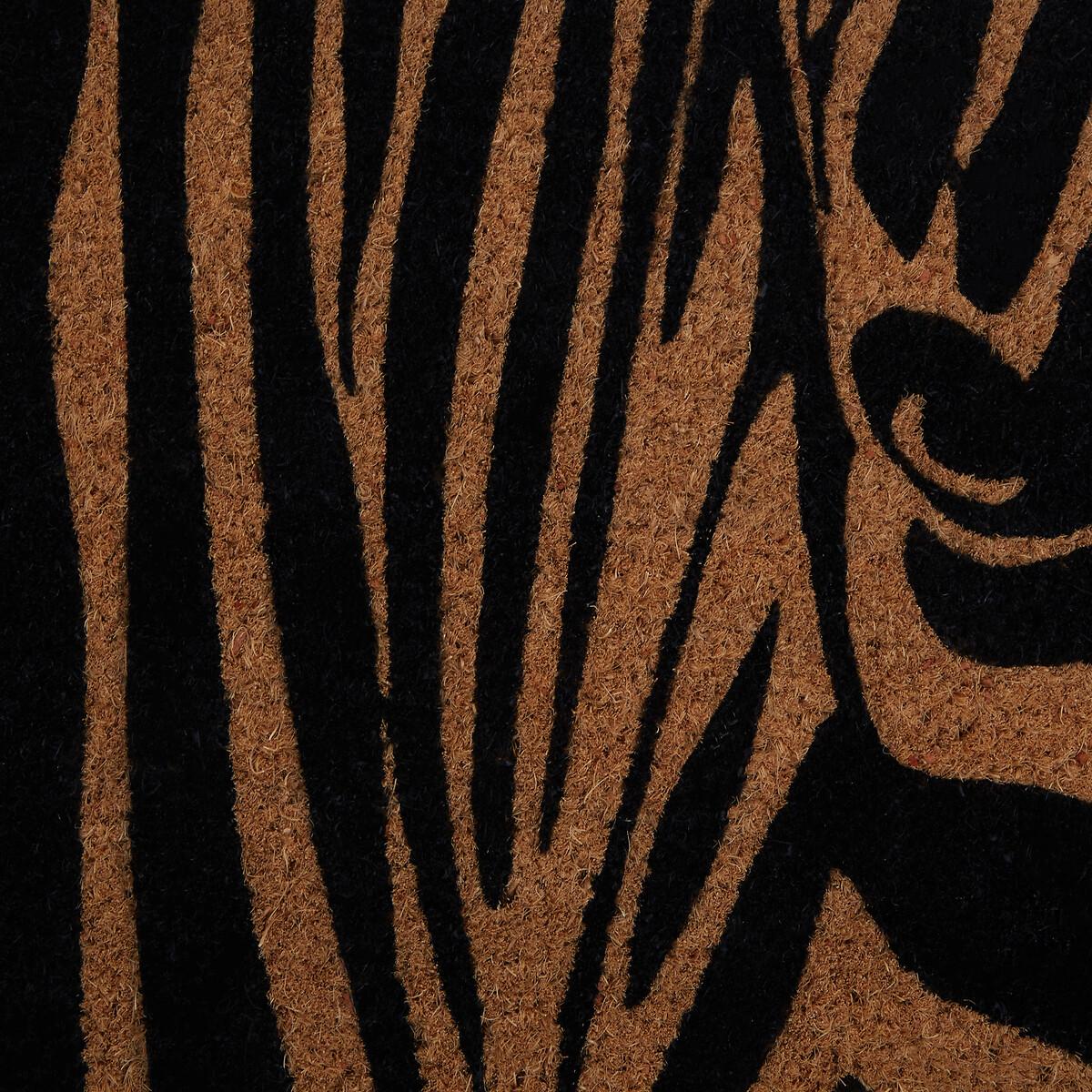 Zebra Print Coir Doormat – image 5