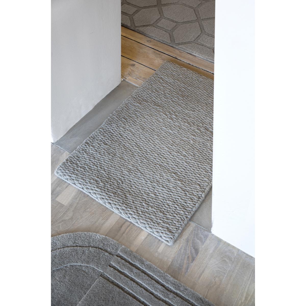Layered Circular doormat Sage. 60x90 cm – image 3