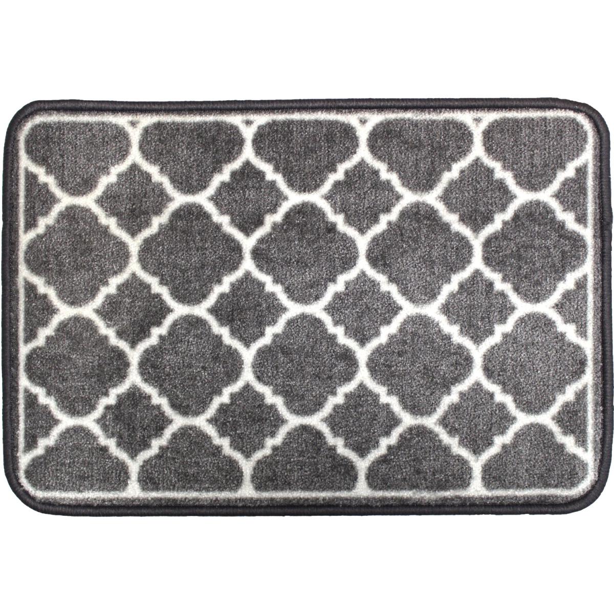 Grey Trellis Washable Mat – image 3