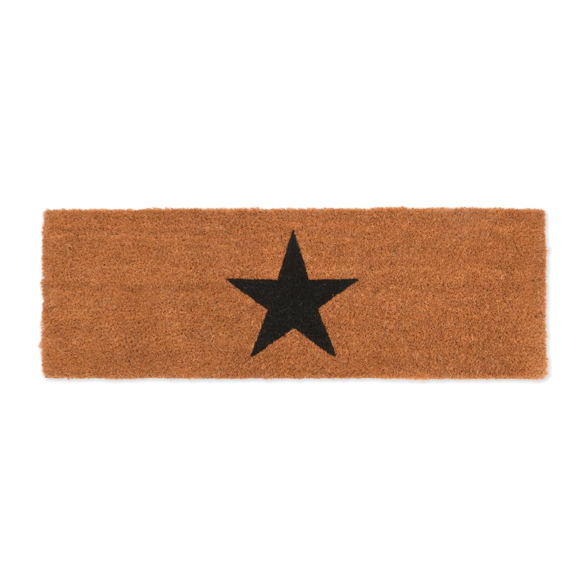 Top step star doormat - Yellow
