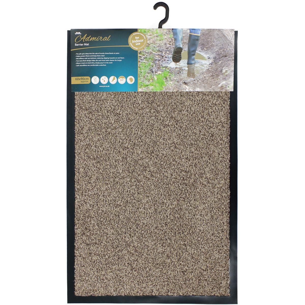 dmiral Barrier Door Mat, Microfibre, Stone, 60 x 90cm – image 4