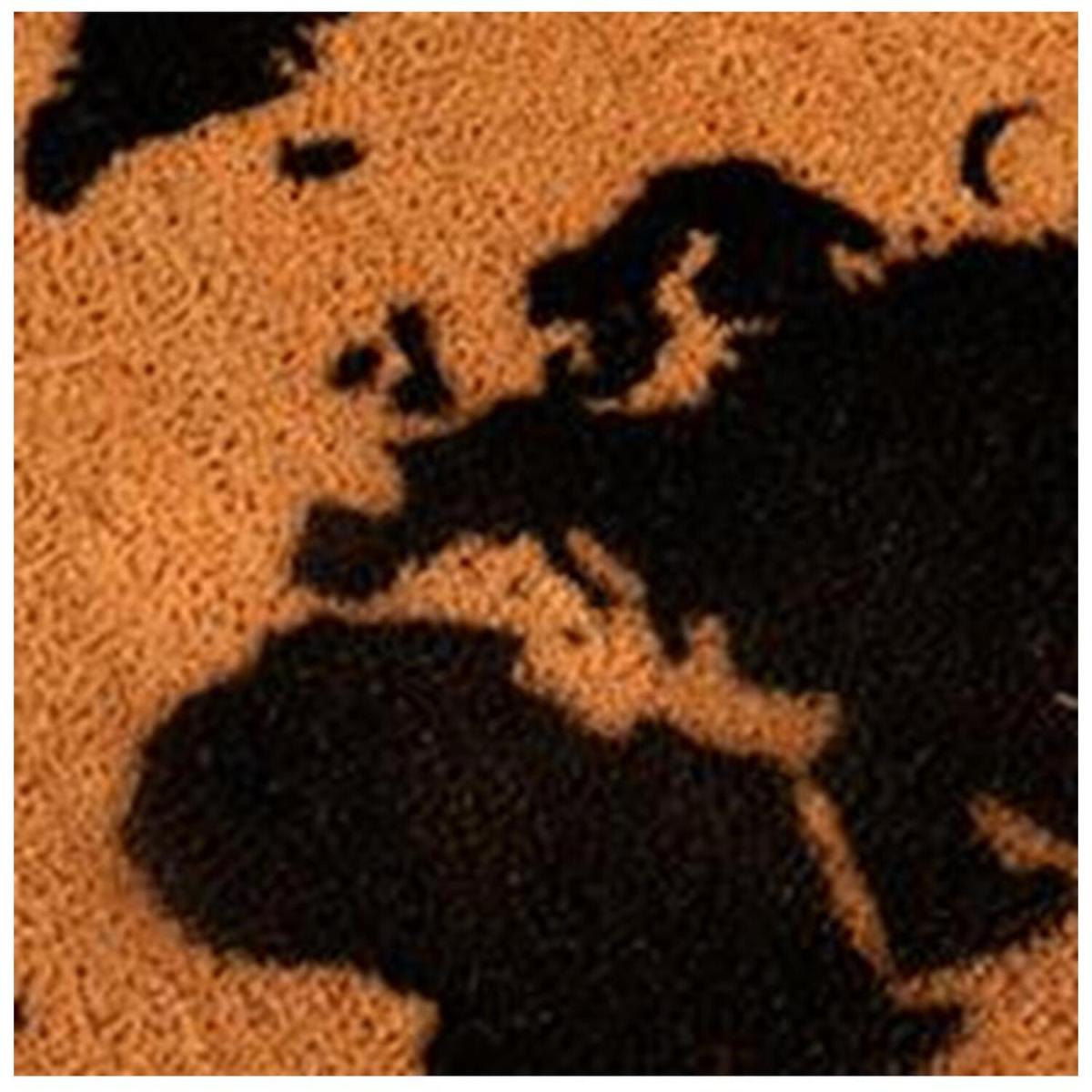 Globe Circle Doormat - Black – image 3