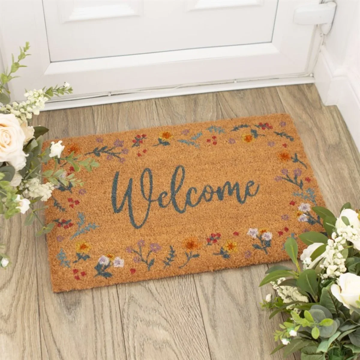 Natural Botanical Coir Doormat Welcome Guests Indoors - Brown – image 3