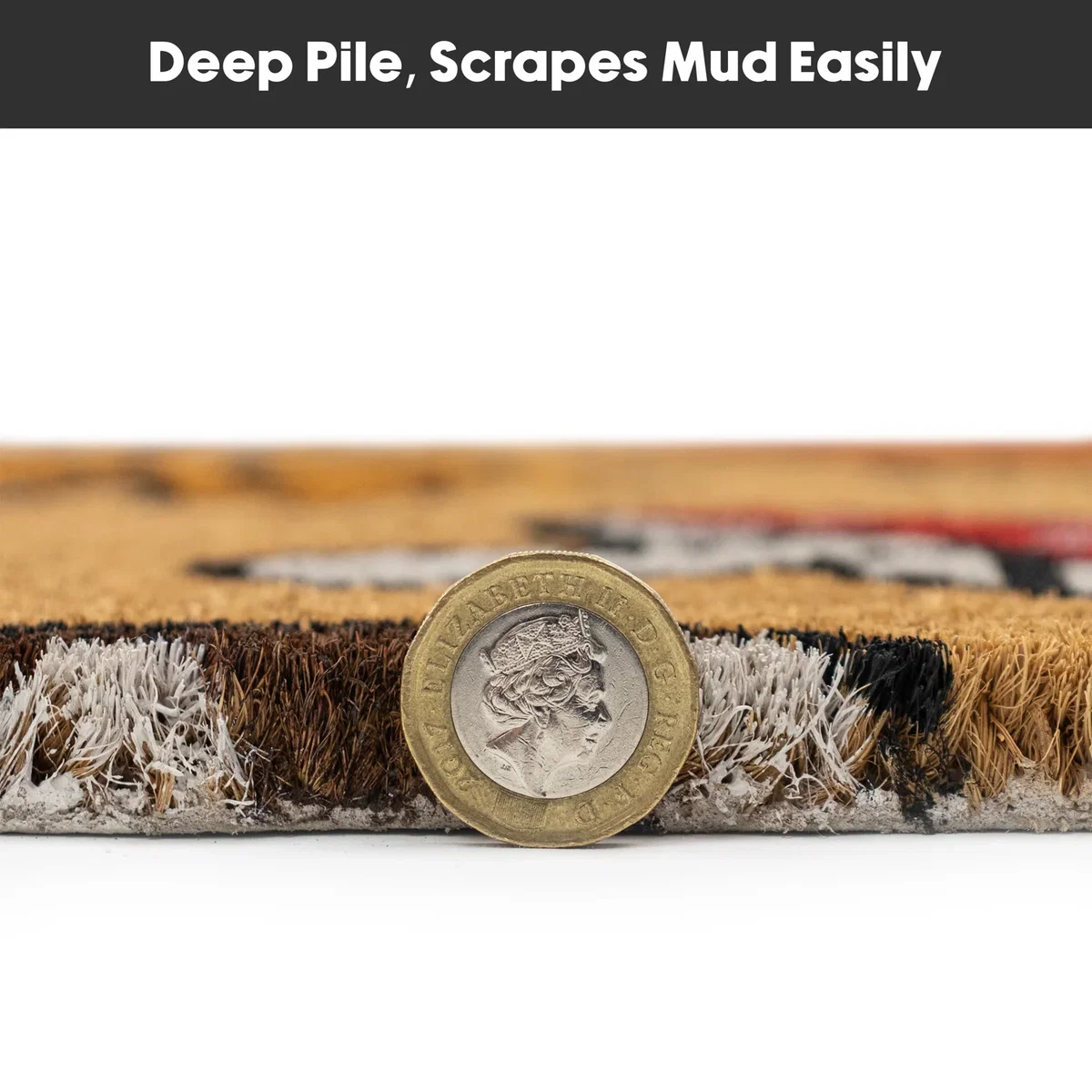 Coir Entrance Doormat with Latex Backing - Autumn - Brown – image 8