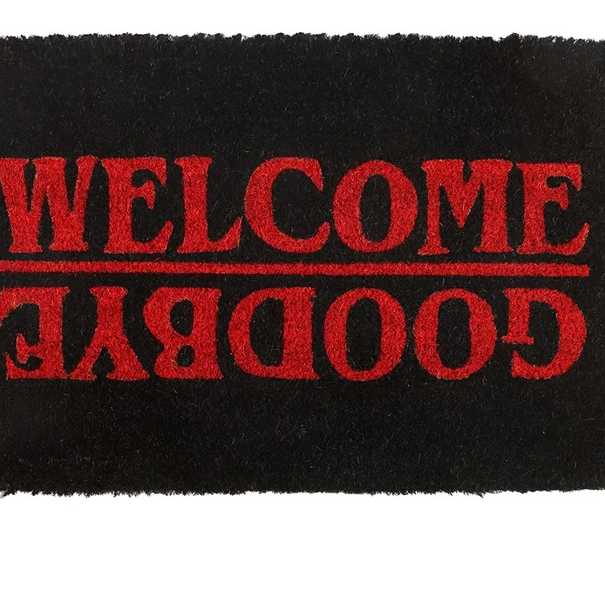 Welcome Goodbye Doormat - Black and Red – image 2
