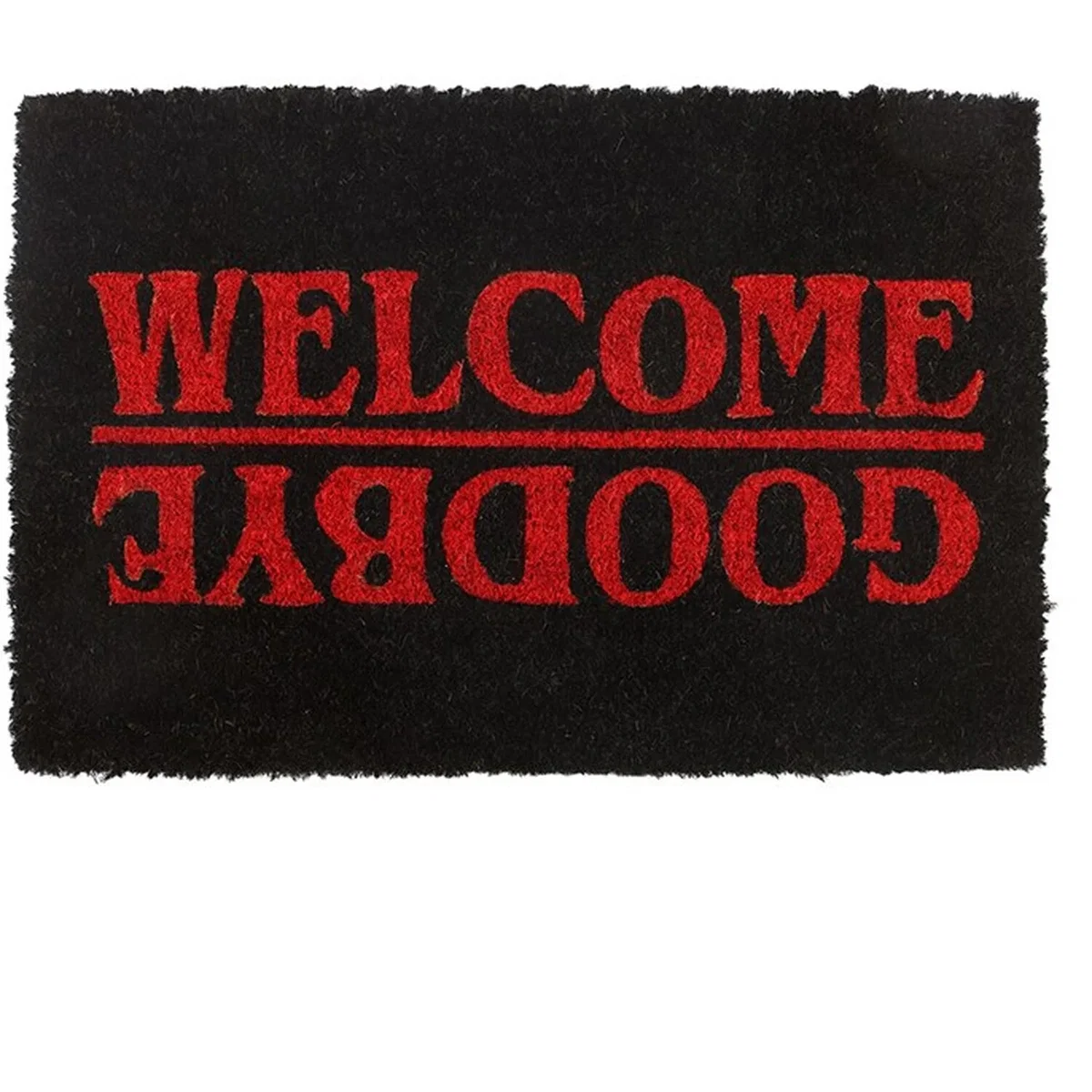 Welcome Goodbye Doormat - Black and Red – image 3
