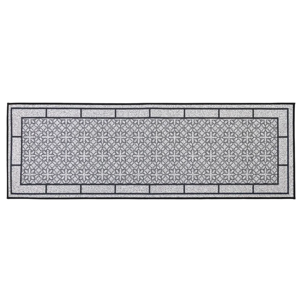 JVL Avanti Machine Washable Entrance Doormat and Runner Set - Grey – image 4