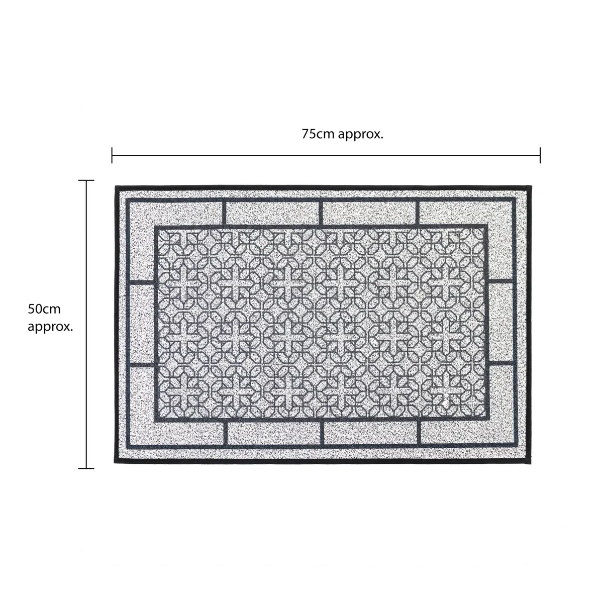 JVL Avanti Machine Washable Entrance Doormat and Runner Set - Grey – image 5