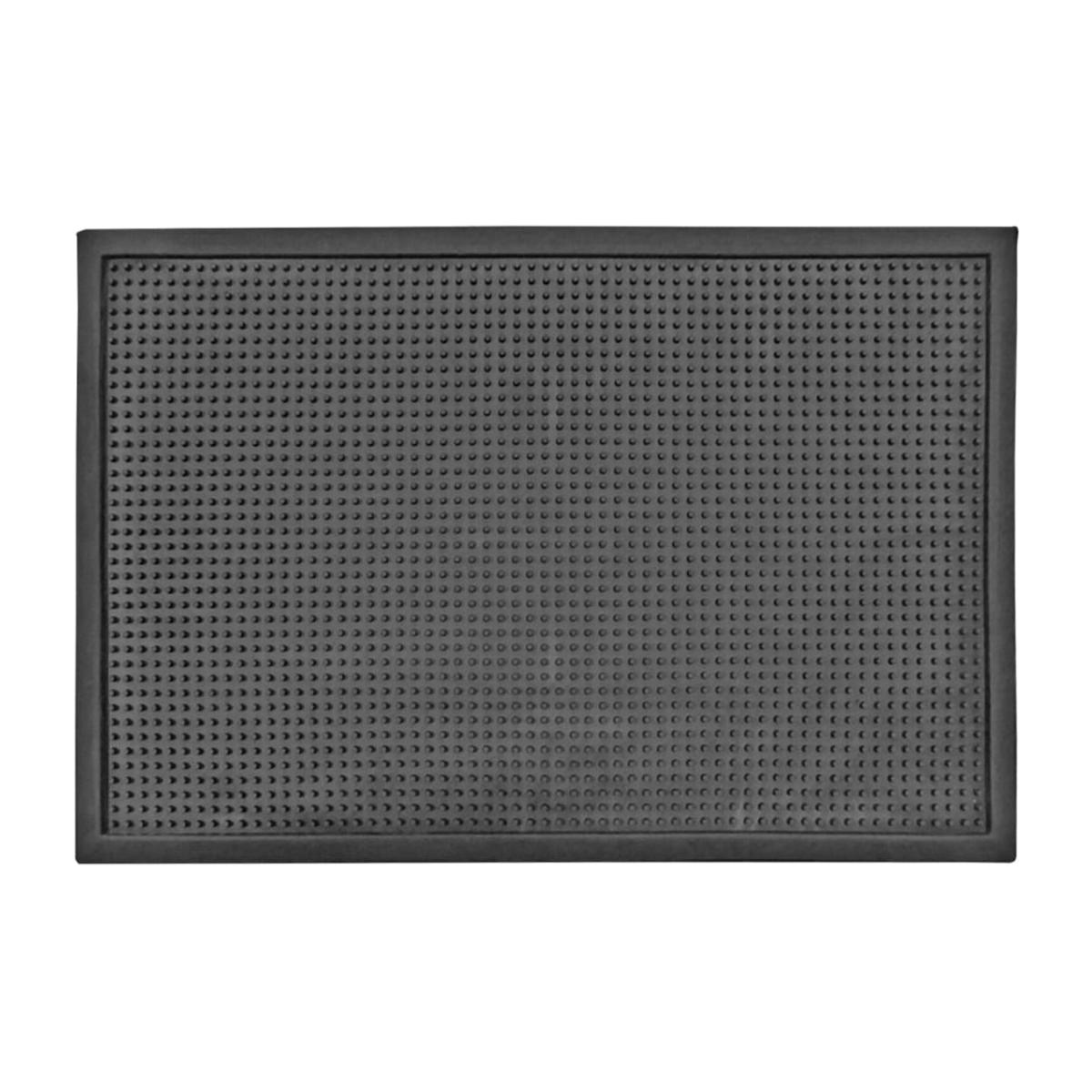 Oseasons Dot Small Sanitizing Doormat - Black