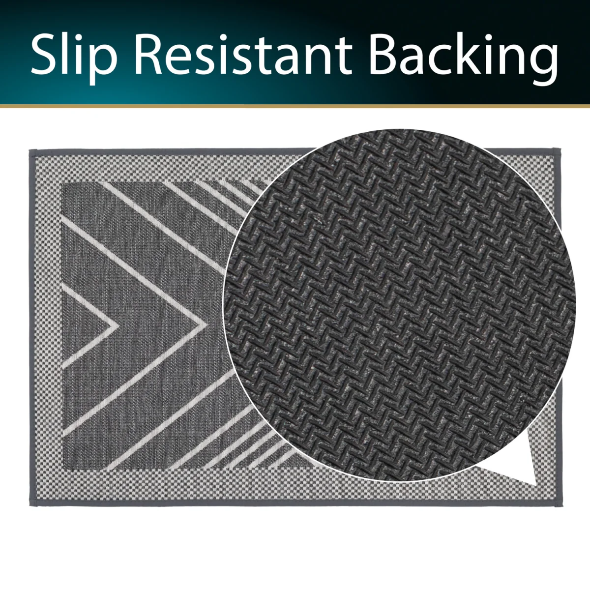 Expression Machine Washable Entrance Doormat - Grey – image 5
