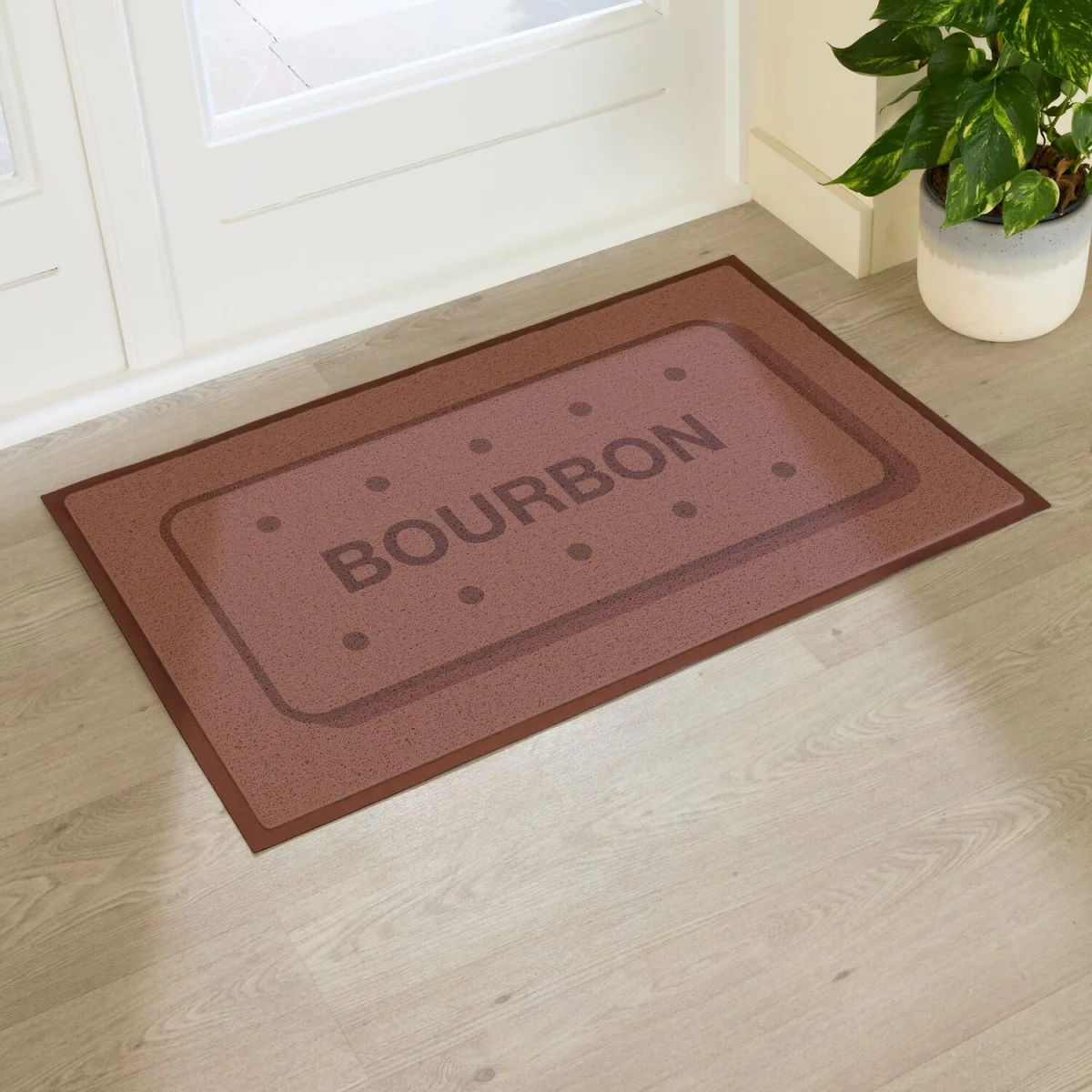Bourbon Biscuit Indoor/Outdoor Doormat (90x60cm) - Multi / 90 x 60cm
