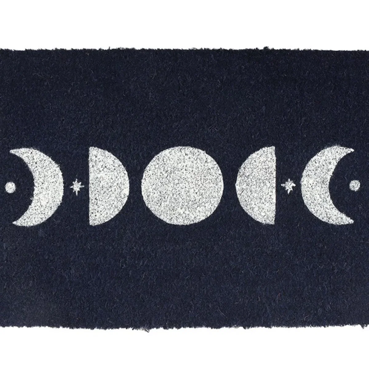 Dark Blue Moon Phase Doormat Celestial Lunar Welcome for Indoors - Dark Blue – image 1