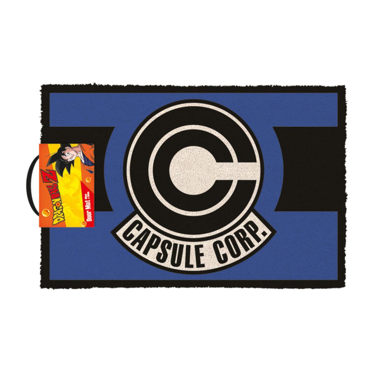 Dragon Ball Z (Capsule Corp) Doormat - Black – image 1