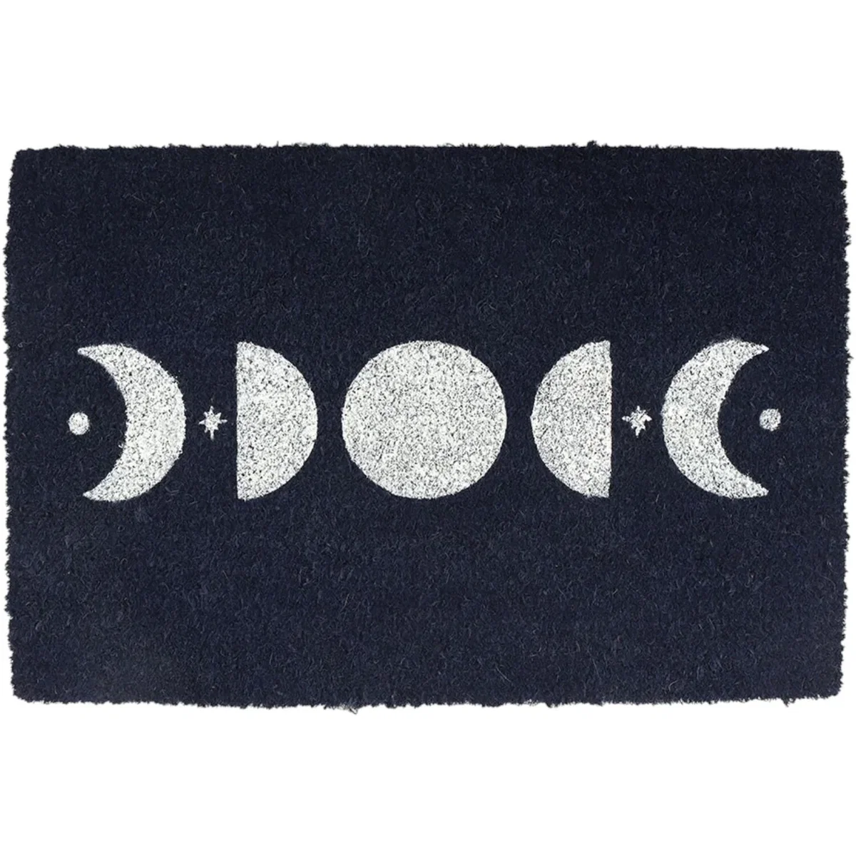 Dark Blue Moon Phase Coir Doormat - Dark Blue – image 5