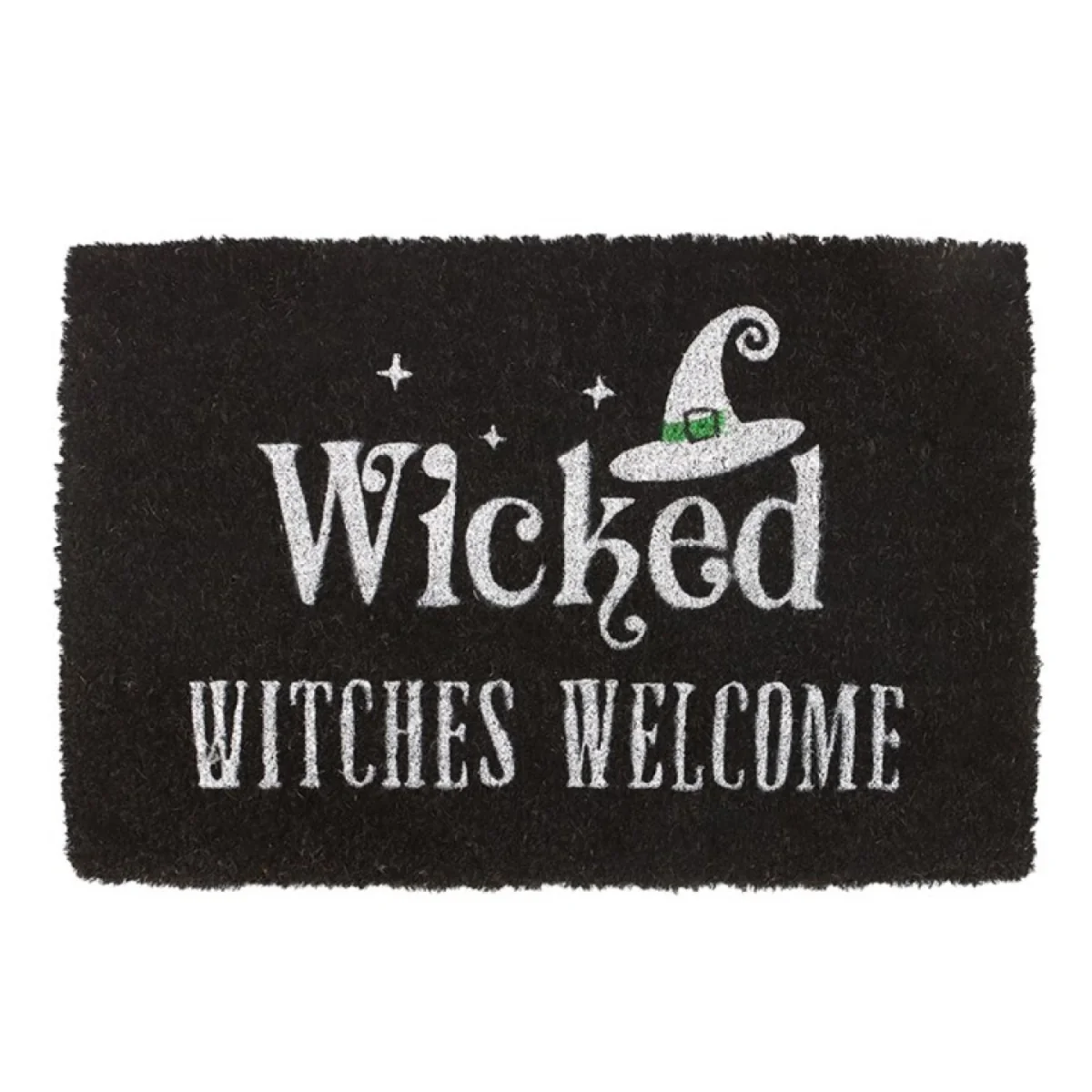 Black Wicked Witches Welcome Doormat Spooky Season Gift Idea - Black – image 2