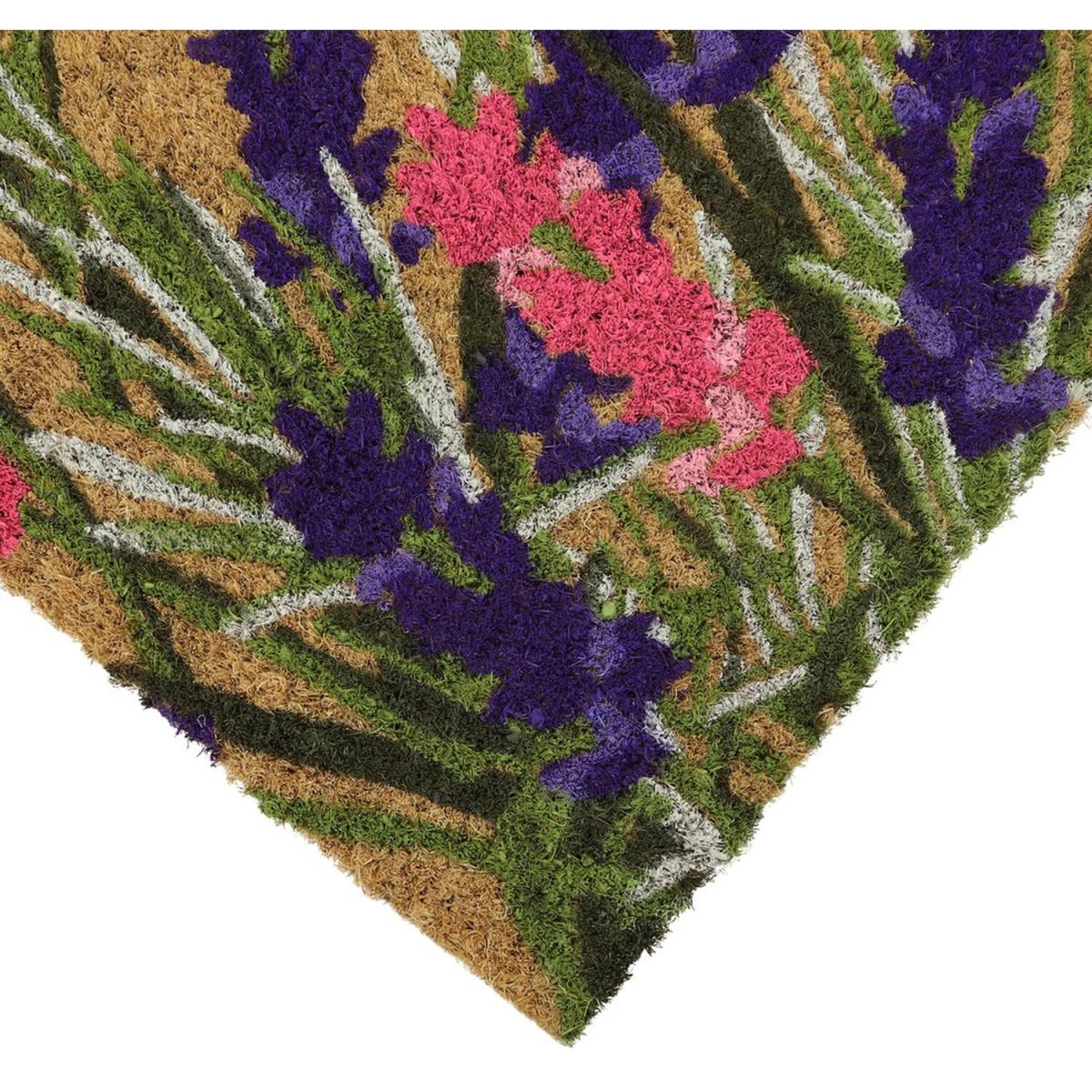Latex Backed Lavender Coir Door Mat - Purple – image 3