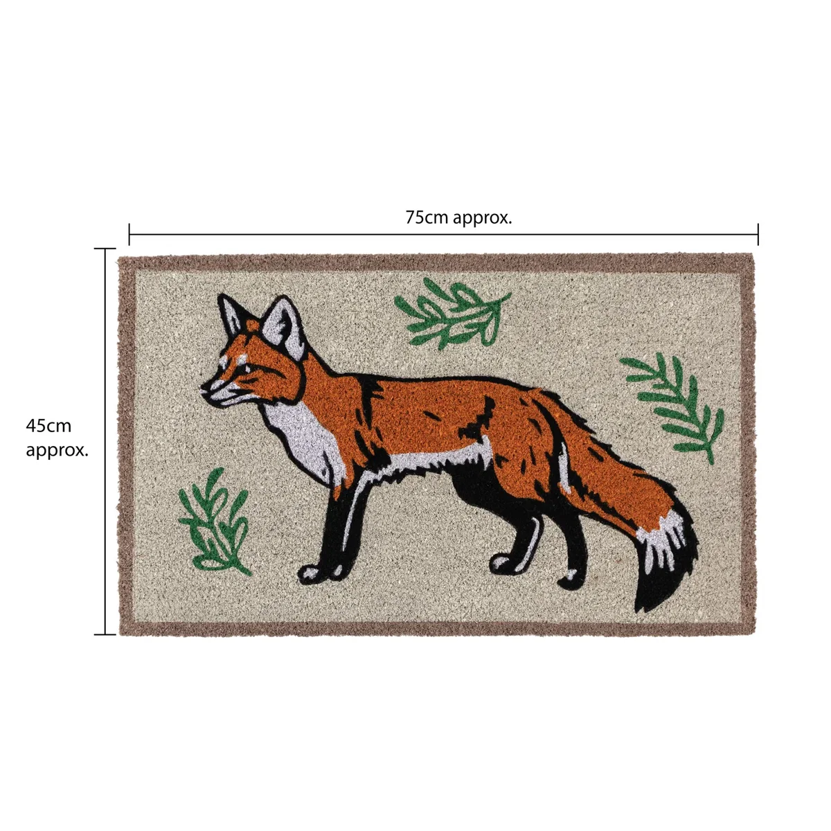 Eco-Friendly Latex Backed Natural Coir Entrance Doormat - Brown – image 3