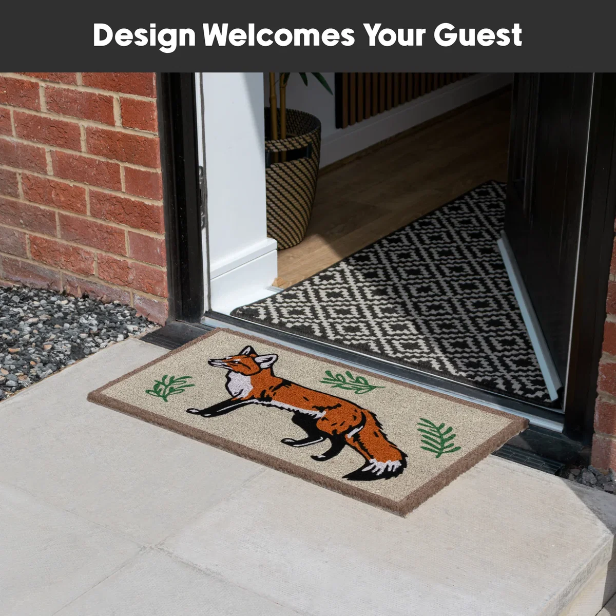 Eco-Friendly Latex Backed Natural Coir Entrance Doormat - Brown – image 8