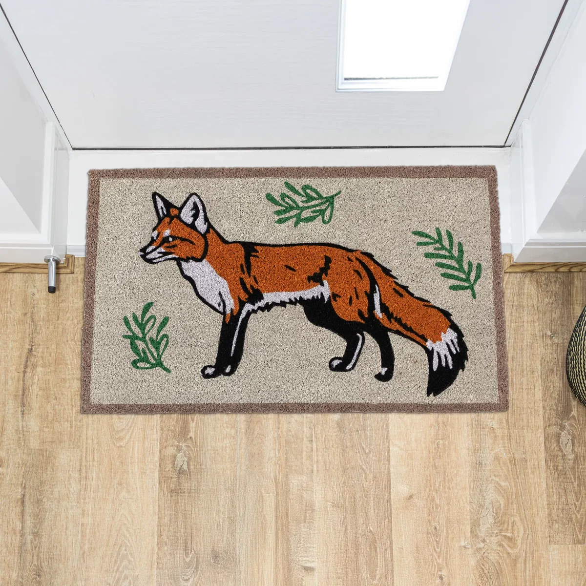 Eco-Friendly Latex Backed Natural Coir Entrance Doormat - Brown – image 1
