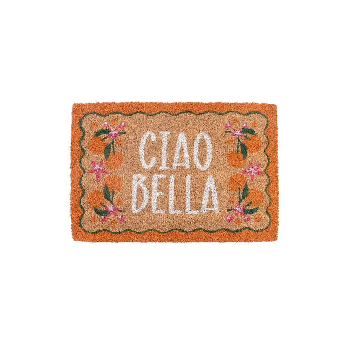Ciao Bella Orange Doormat Bright Citrus Welcome for Porch - Orange – image 4