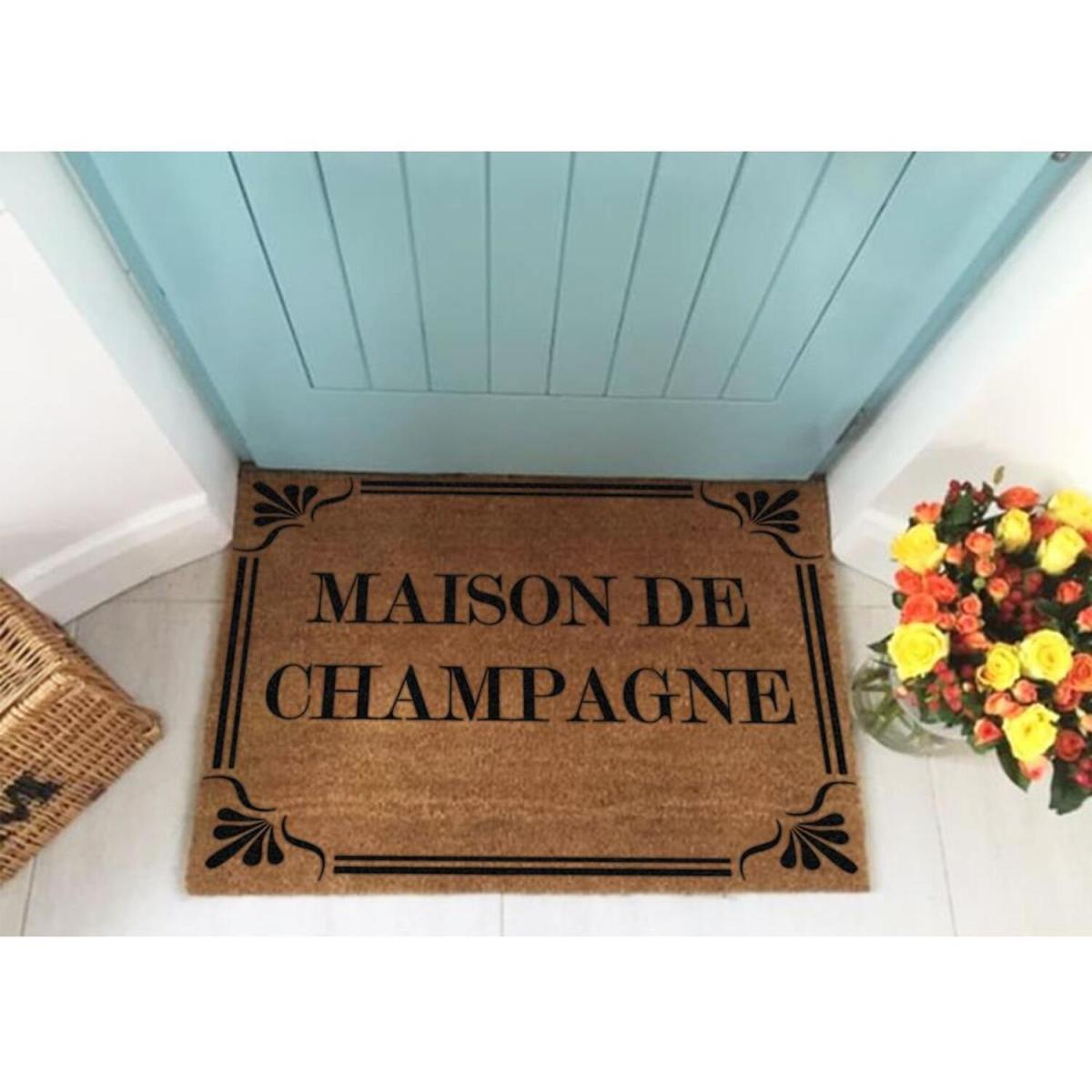 Country Home Maison De Champagne Extra Large Doormat - Black – image 2