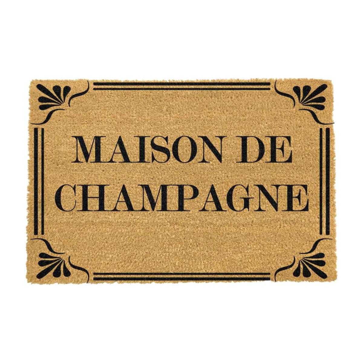 Country Home Maison De Champagne Extra Large Doormat - Black – image 1